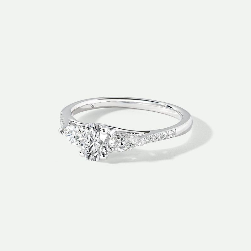 Alissa | 9ct White Gold 0.75ct tw Lab Grown Diamond Engagement Ring
