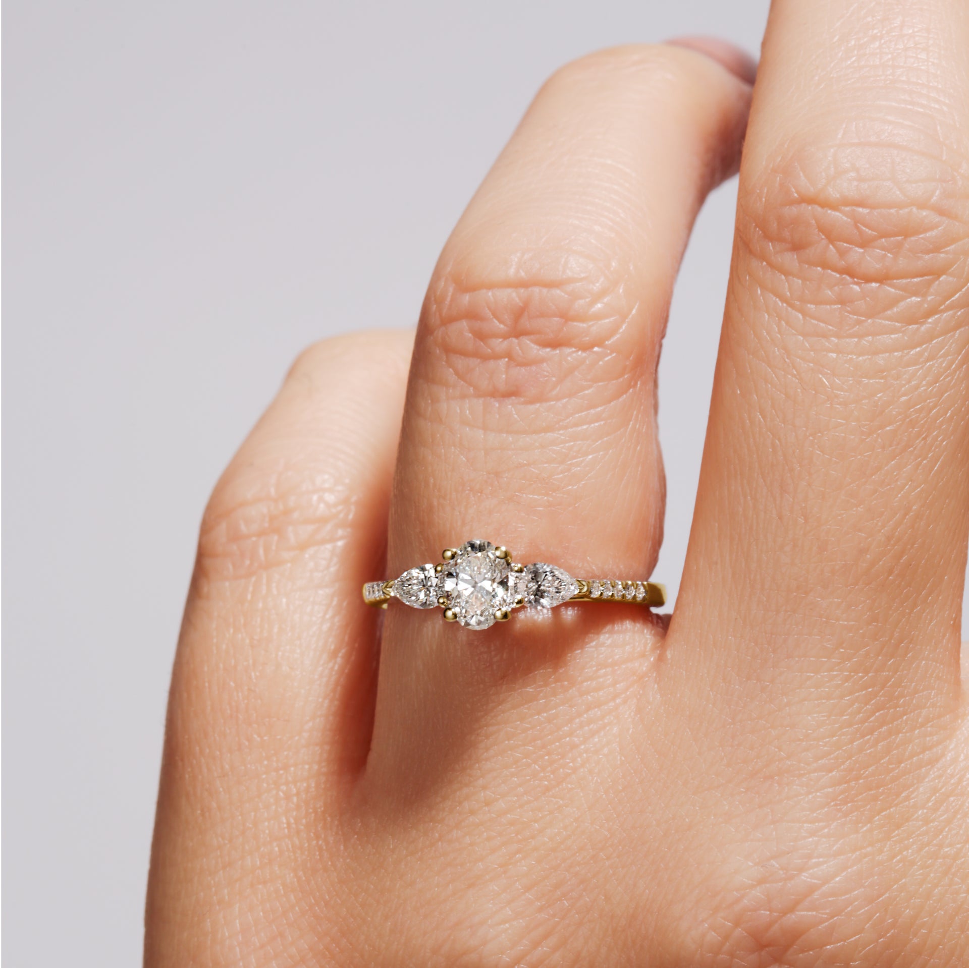 Alissa | 9ct Yellow Gold 0.75ct tw Lab Grown Diamond Engagement Ring