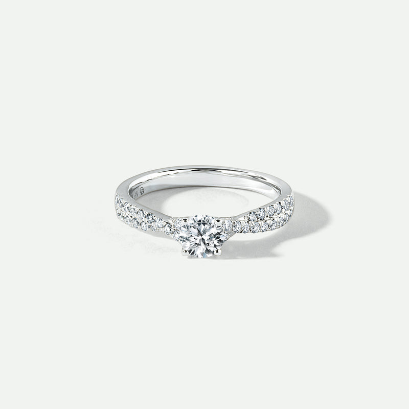 Amie | 9ct White Gold 0.66ct tw Lab Grown Diamond Engagement Ring