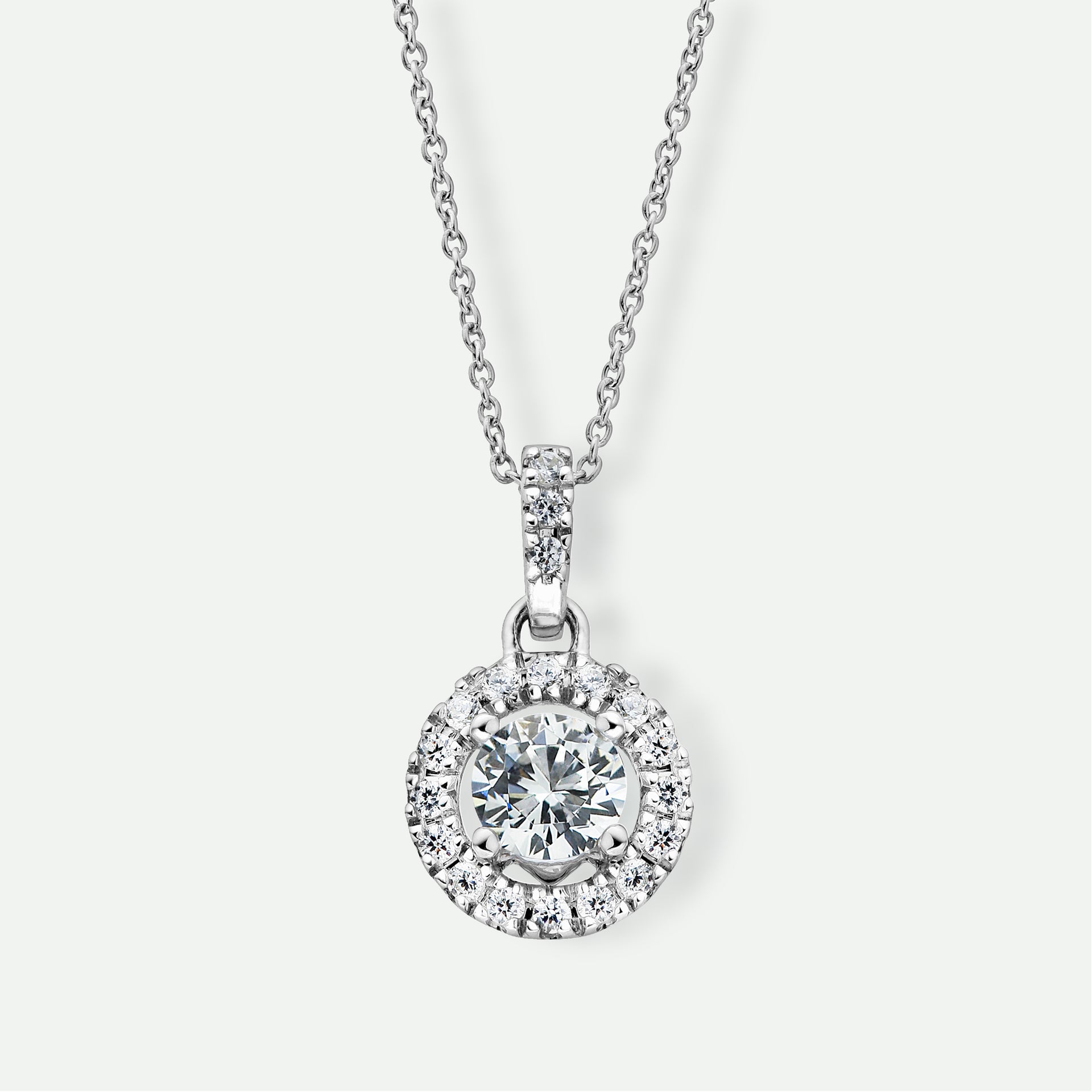 Ana | 9ct White Gold 0.33ct tw Lab Grown Diamond Necklace