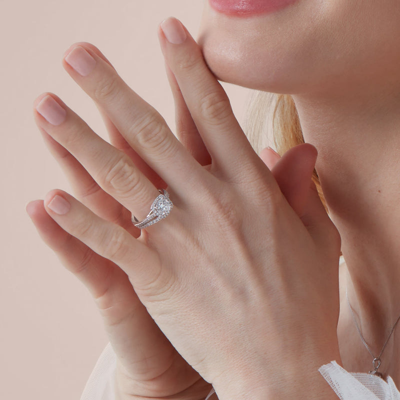 Layla | 9ct White Gold 0.20ct tw Lab Grown Diamond Ring
