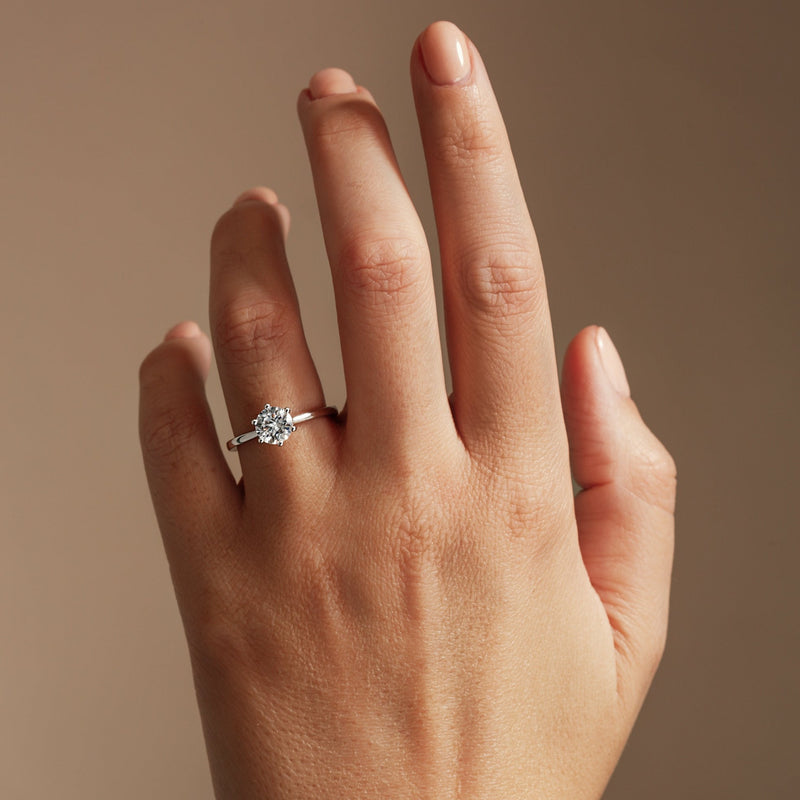 Charlotte | 18ct White Gold 1ct Lab Grown Diamond Ring