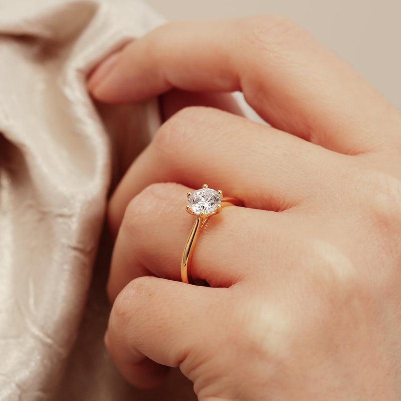 Charlotte | 18ct Yellow Gold 1ct Lab Grown Diamond Ring