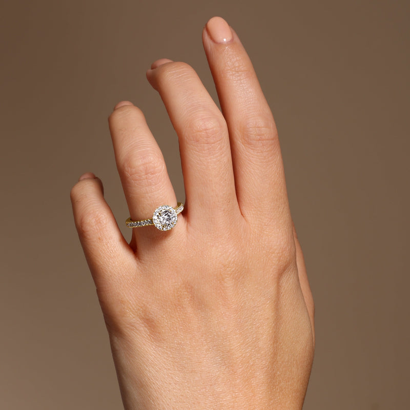 Evelyn | 18ct Yellow Gold 1ct tw Lab Grown Diamond Ring
