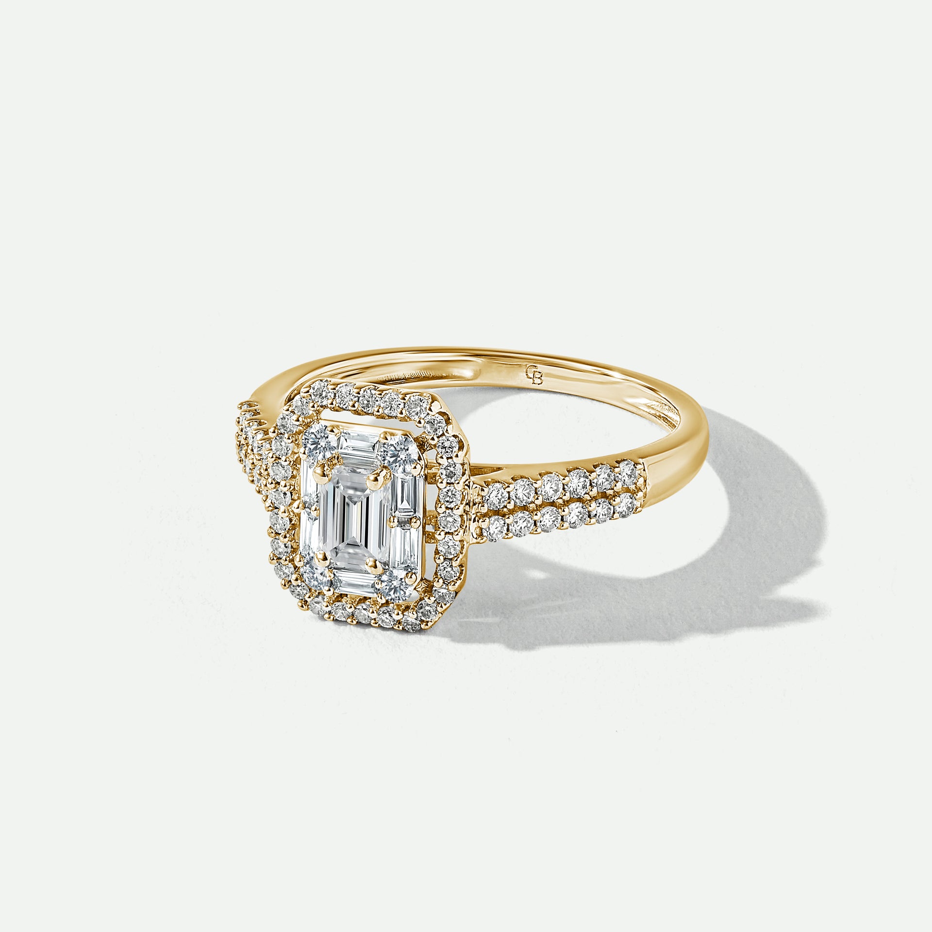 Gwen | 9ct Yellow Gold 0.66ct tw Lab Grown Diamond Engagement Ring