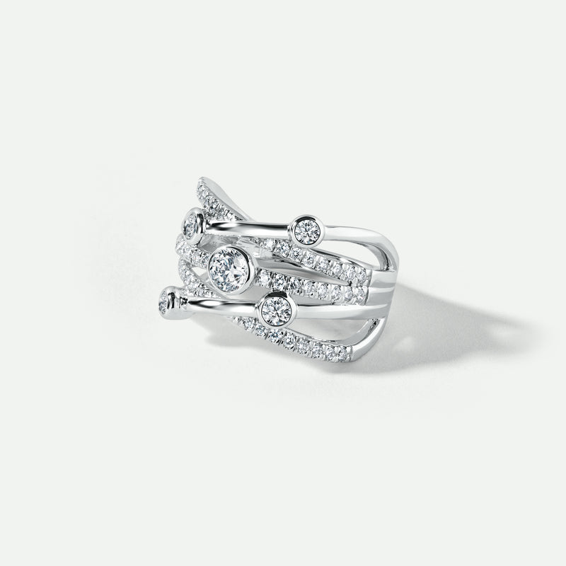 Capri | 9ct White Gold 0.75ct tw Lab Grown Diamond Band Ring
