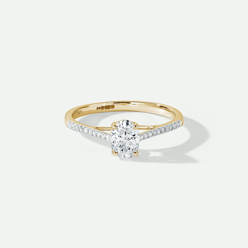 Elena | 9ct Yellow Gold 0.75ct tw Lab Grown Diamond Ring
