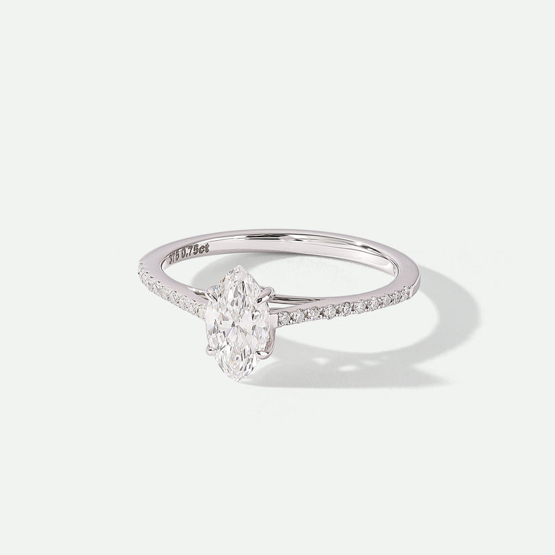 Emily | 9ct White Gold 0.75ct tw Marquise Lab Grown Diamond Ring