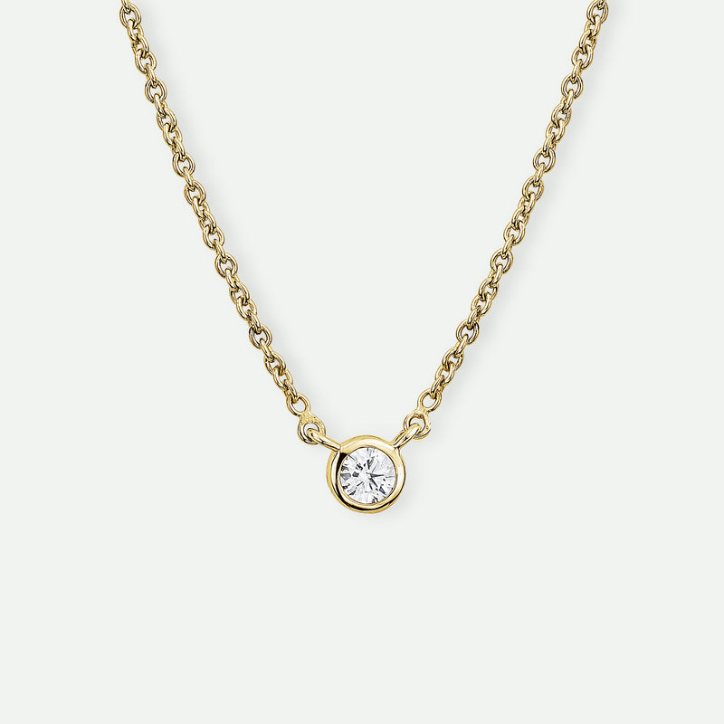 Felicity | 9ct Yellow Gold 0.10ct tw Lab Grown Diamond Necklace