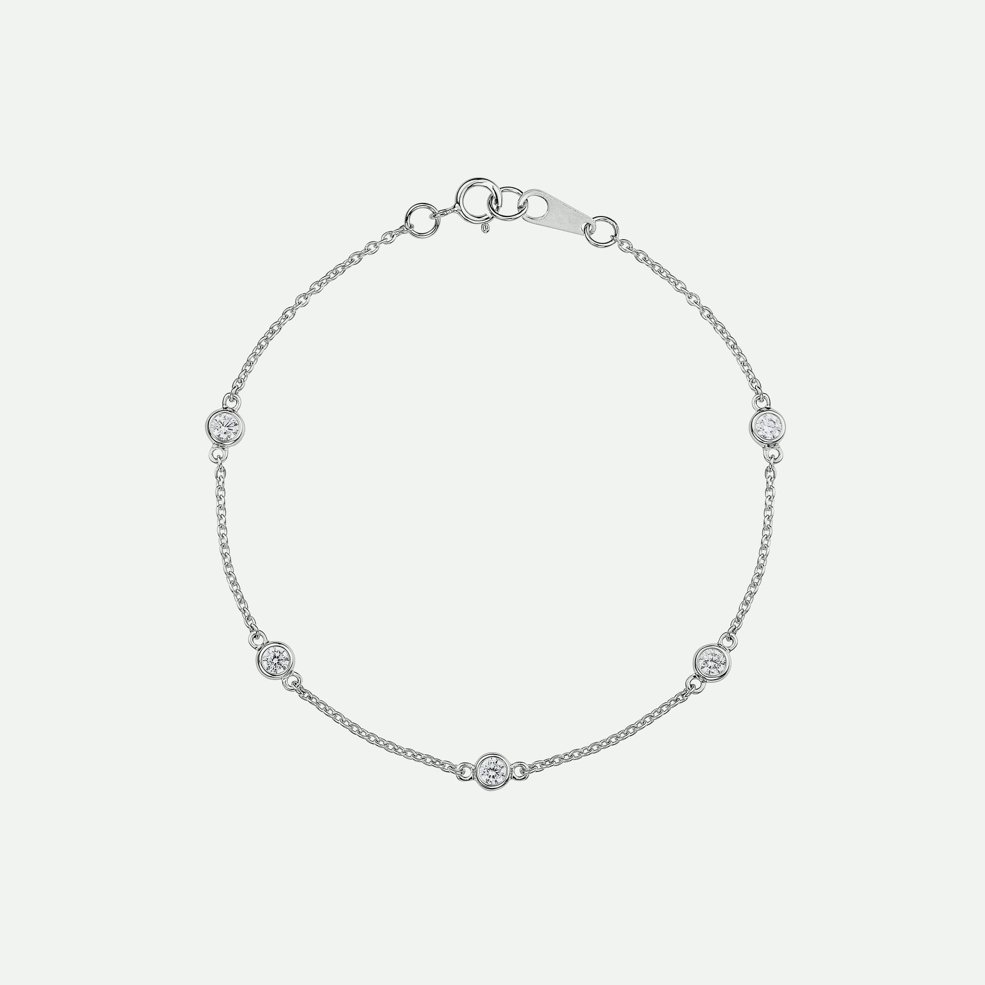 Fella | 9ct White Gold 0.40ct tw Lab Grown Diamond Bracelet
