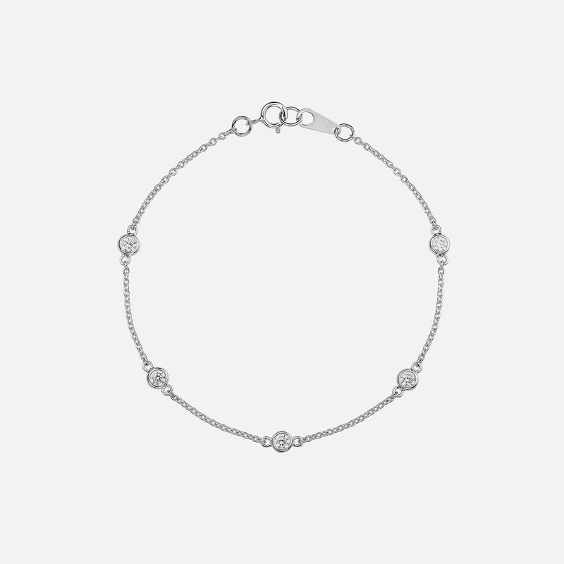 Fella | 9ct White Gold 0.40ct tw Lab Grown Diamond Bracelet