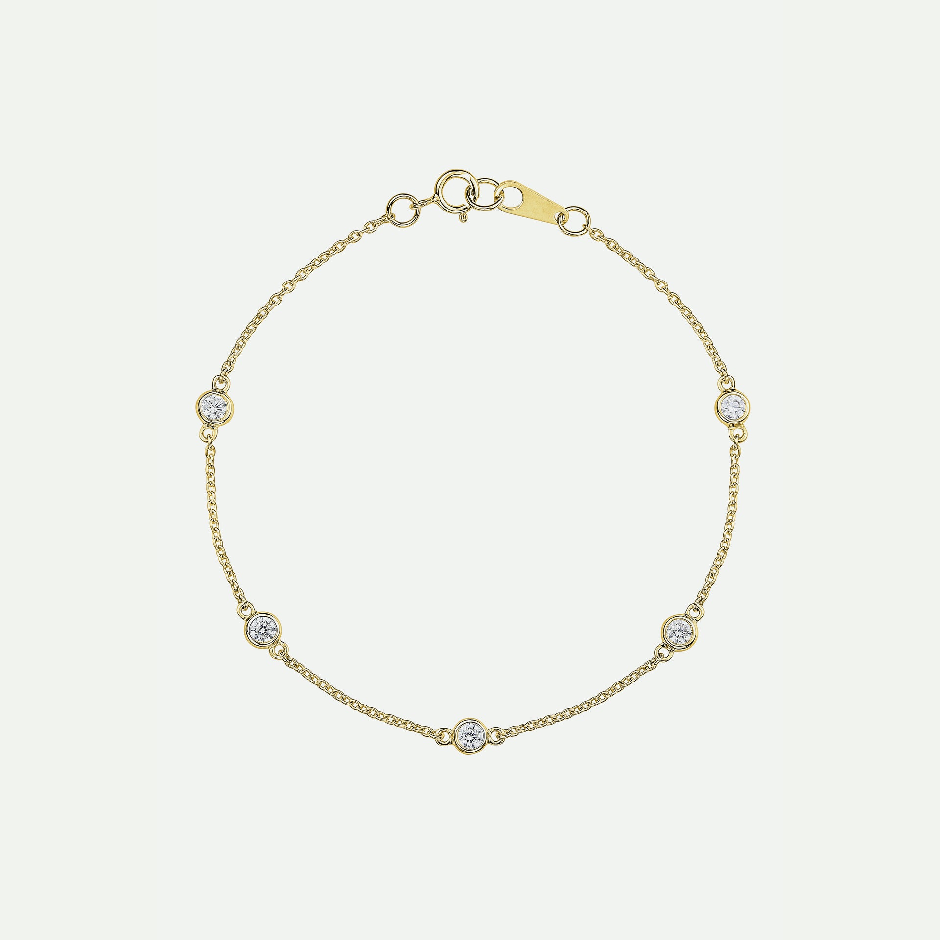 Fella | 9ct Yellow Gold 0.40ct tw Lab Grown Diamond Bracelet