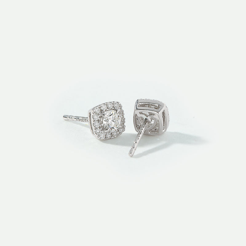 Frances | 9ct White Gold 0.50ct tw Lab Grown Diamond Earrings