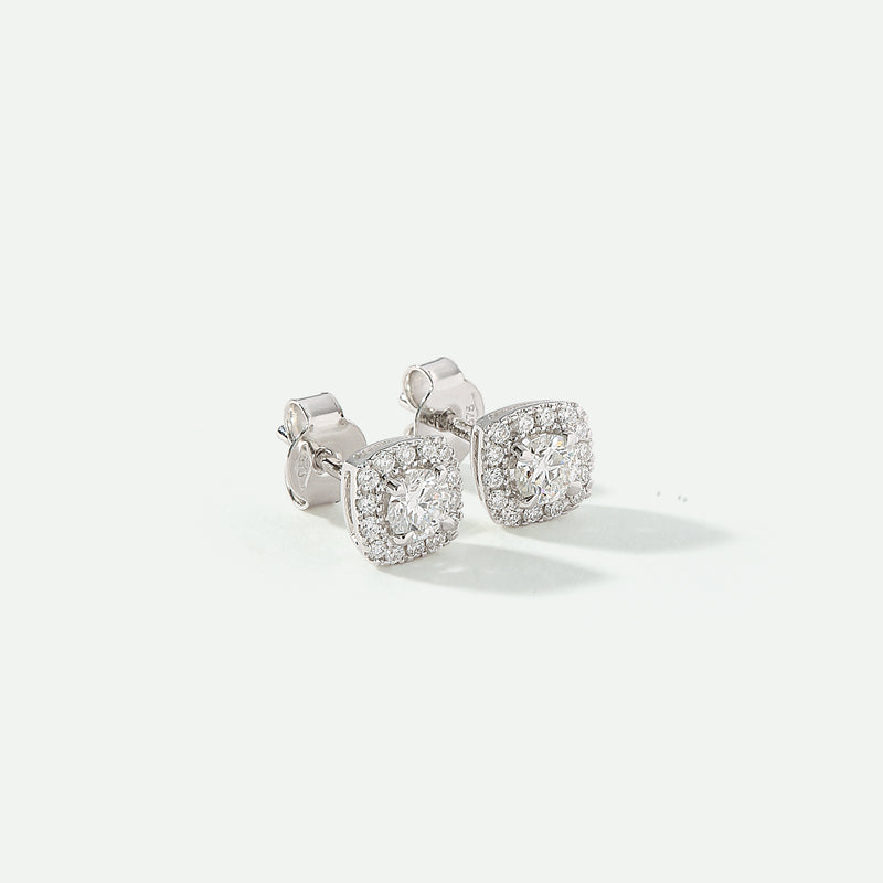 Frances | 9ct White Gold 0.50ct tw Lab Grown Diamond Earrings