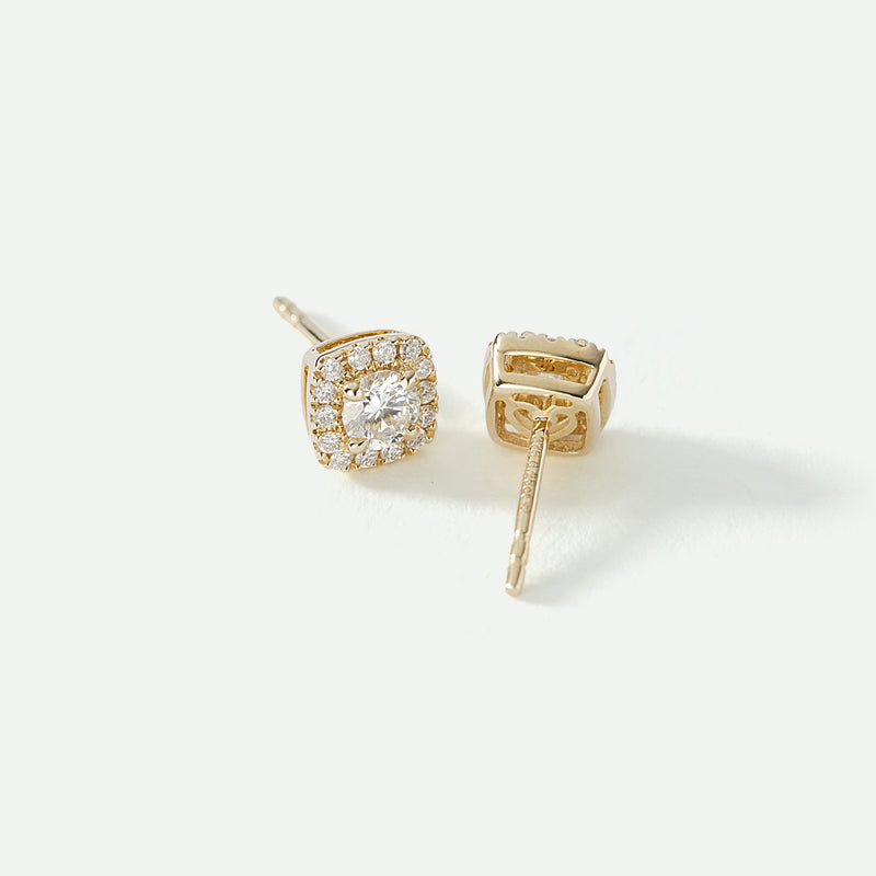 Frances | 9ct Yellow Gold 0.50ct tw Lab Grown Diamond Earrings
