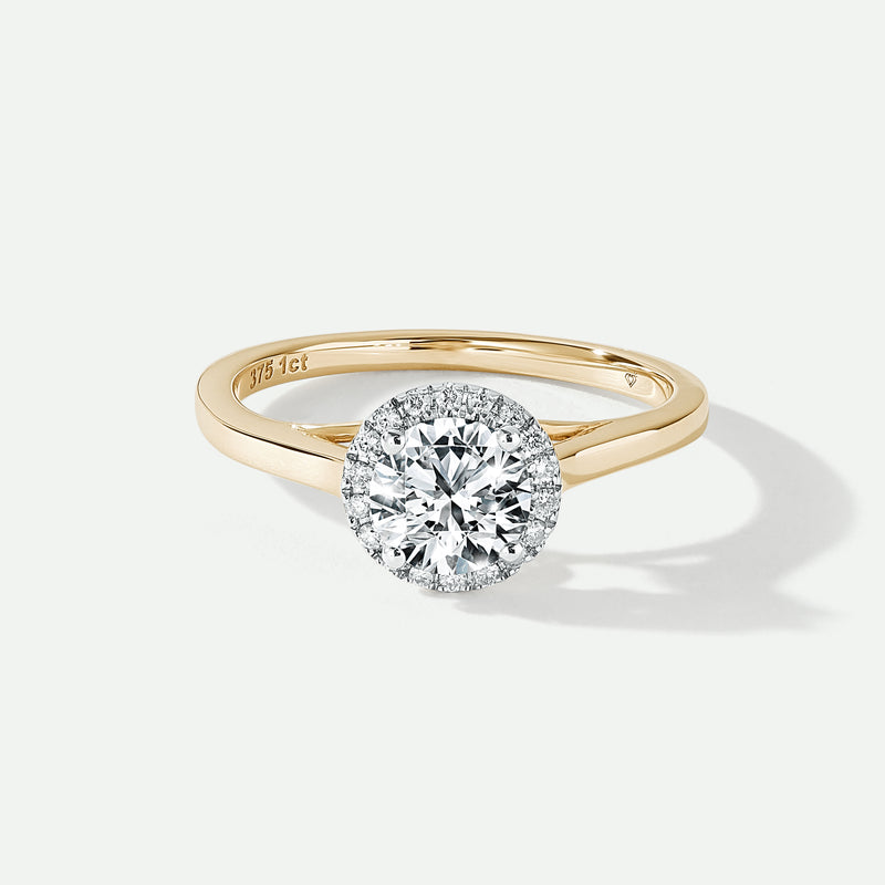 Ida | 18ct Yellow Gold 1ct tw Lab Grown Diamond Ring