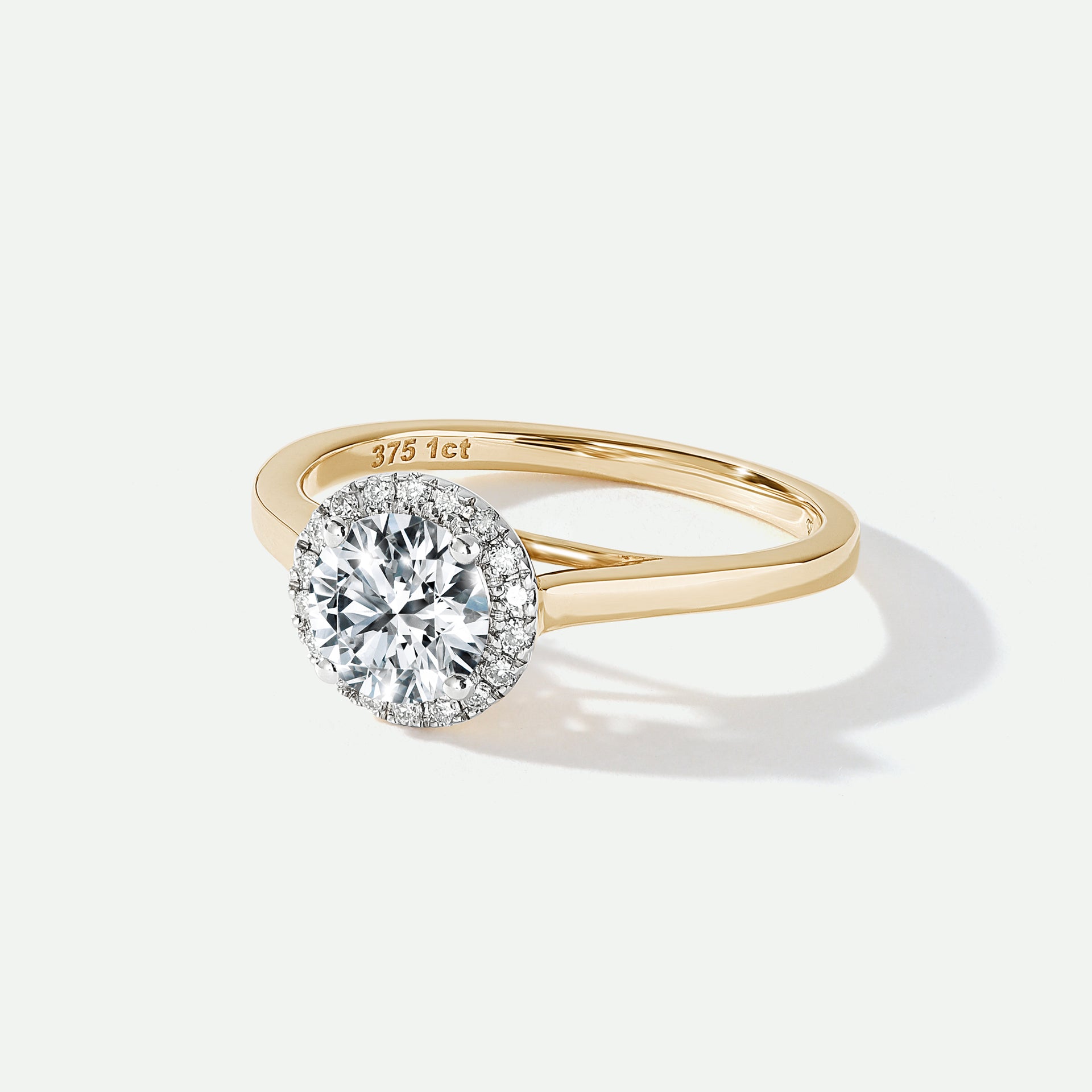 Ida | 18ct Yellow Gold 1ct tw Lab Grown Diamond Ring