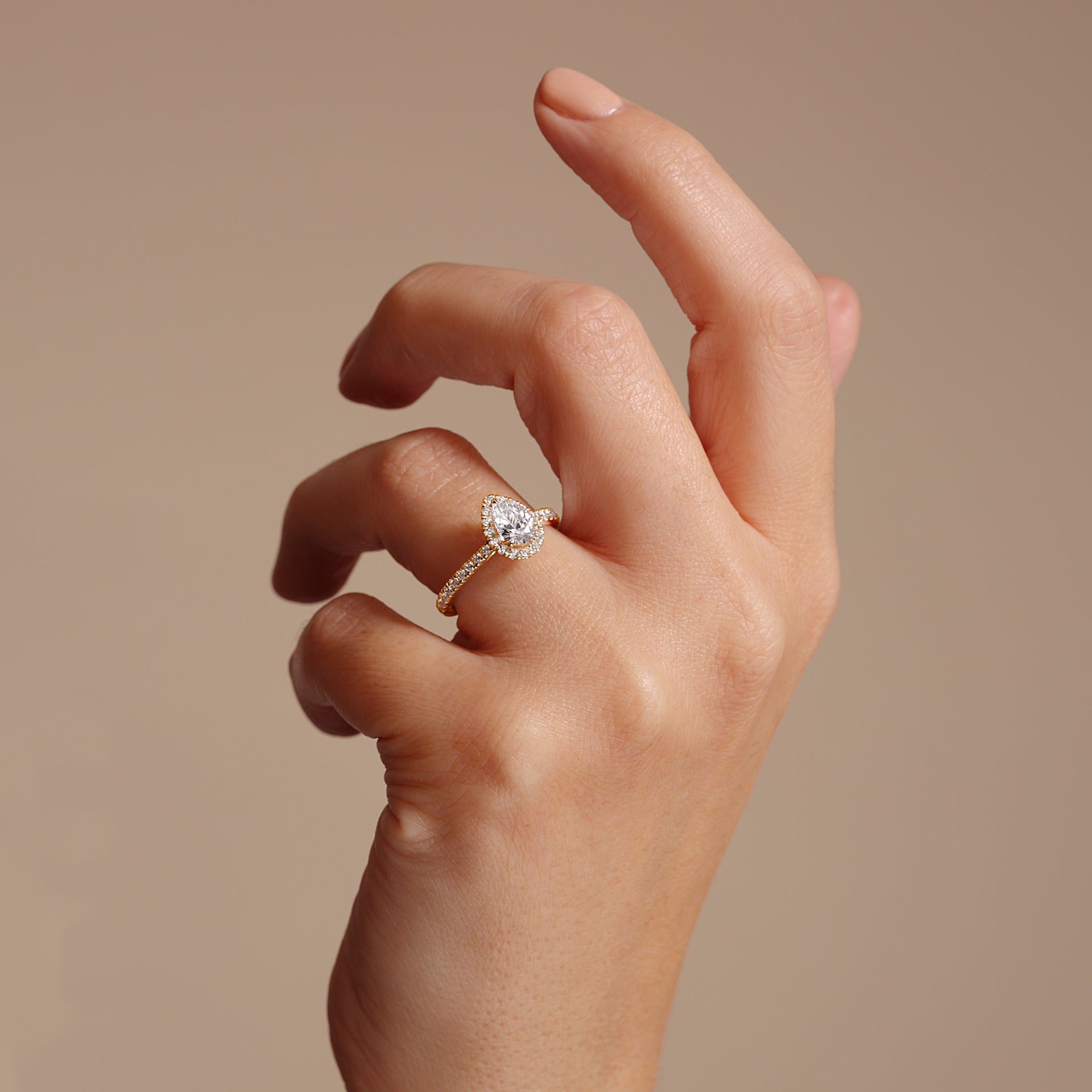 Mila | 18ct Yellow Gold 1ct tw Lab Grown Diamond Ring