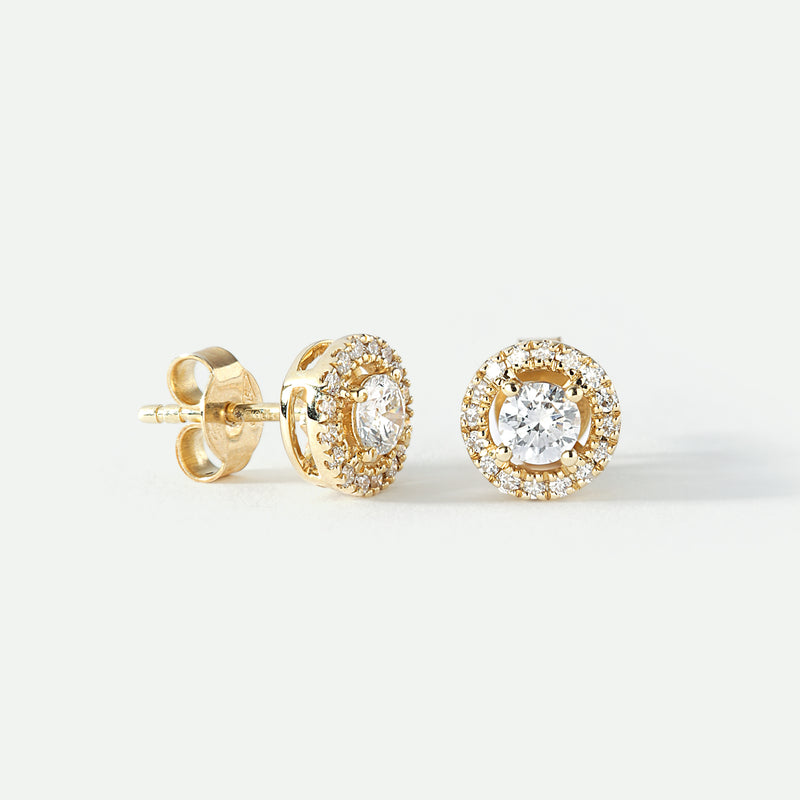 Orla | 9ct Yellow Gold 0.50ct tw Lab Grown Diamond Earrings
