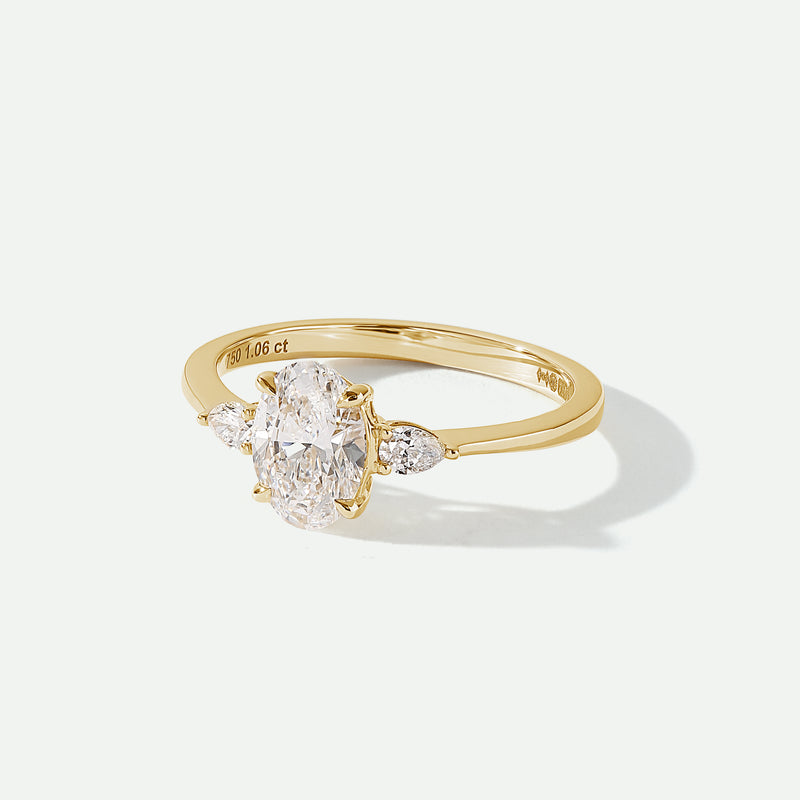 Rebecca | 18ct Yellow Gold 1ct tw Lab Grown Diamond Engagement Ring