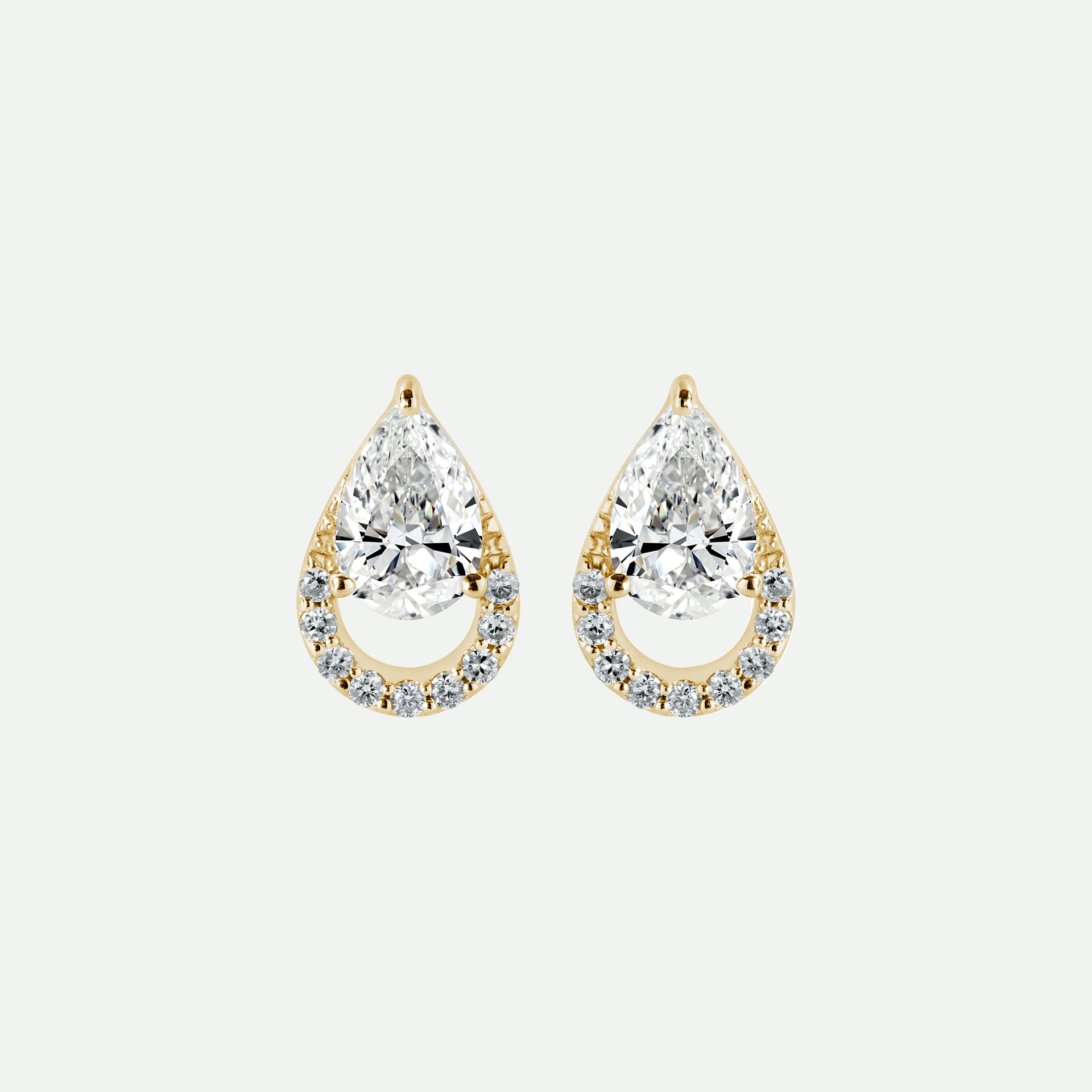 Riva Earring | 9ct Yellow Gold 1.09ct tw Lab Grown Diamond Stud Earrings
