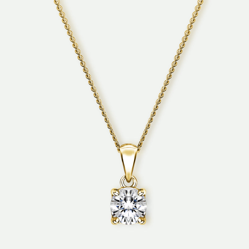 Sylvia | 9ct Yellow Gold 0.33ct tw Lab Grown Diamond Necklace