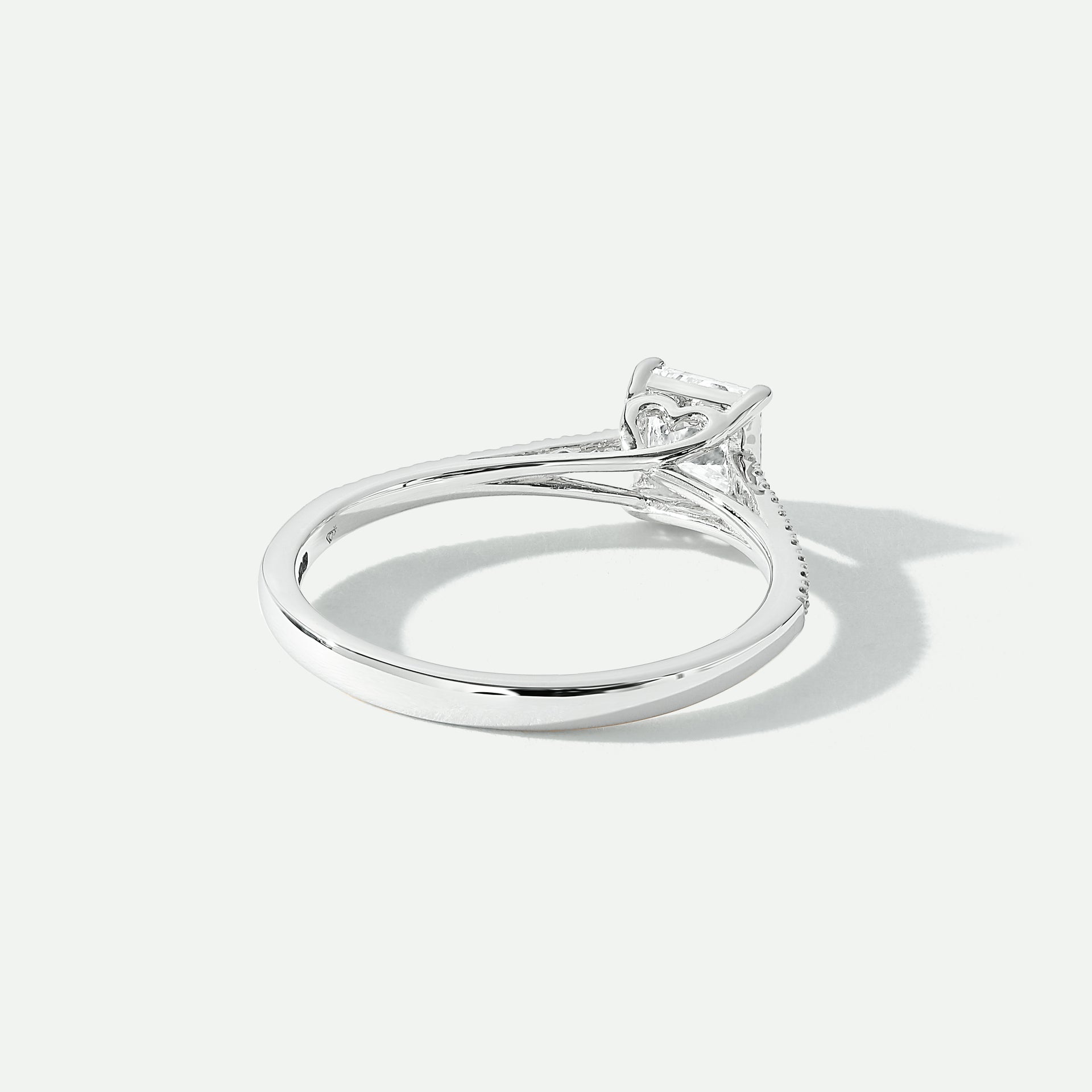 Vivian | 9ct White Gold 0.68ct tw Princess Cut Lab Grown Diamond Engagement Ring