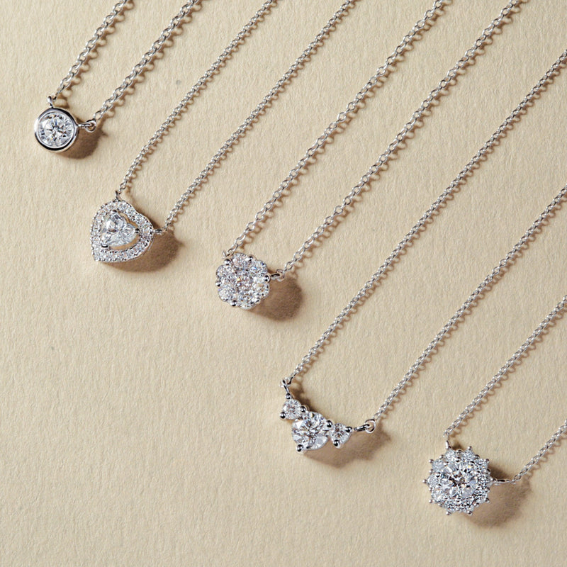 Tessa | 9ct White Gold 0.25ct tw Lab Grown Diamond Necklace