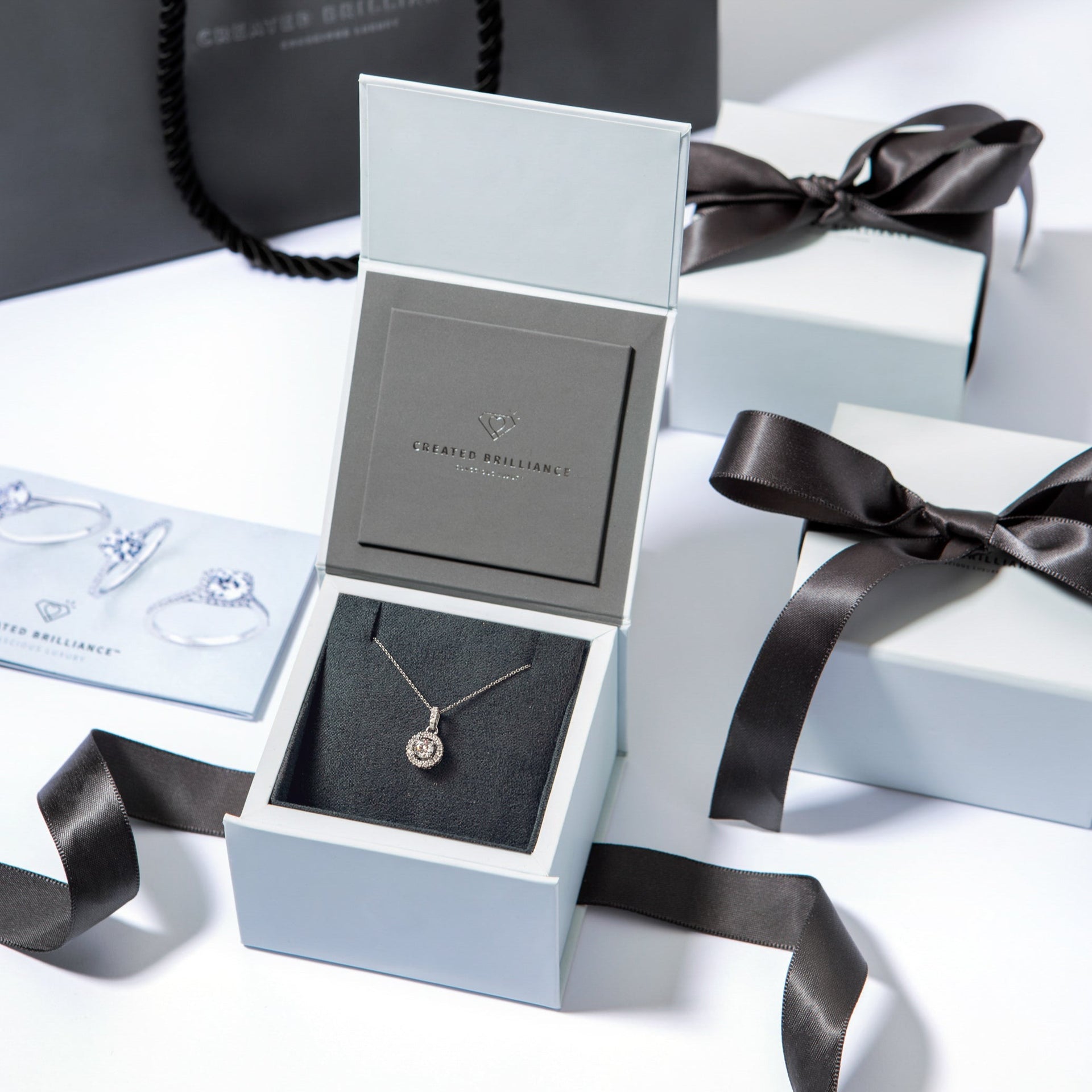 Ana | 9ct White Gold 0.33ct tw Lab Grown Diamond Necklace