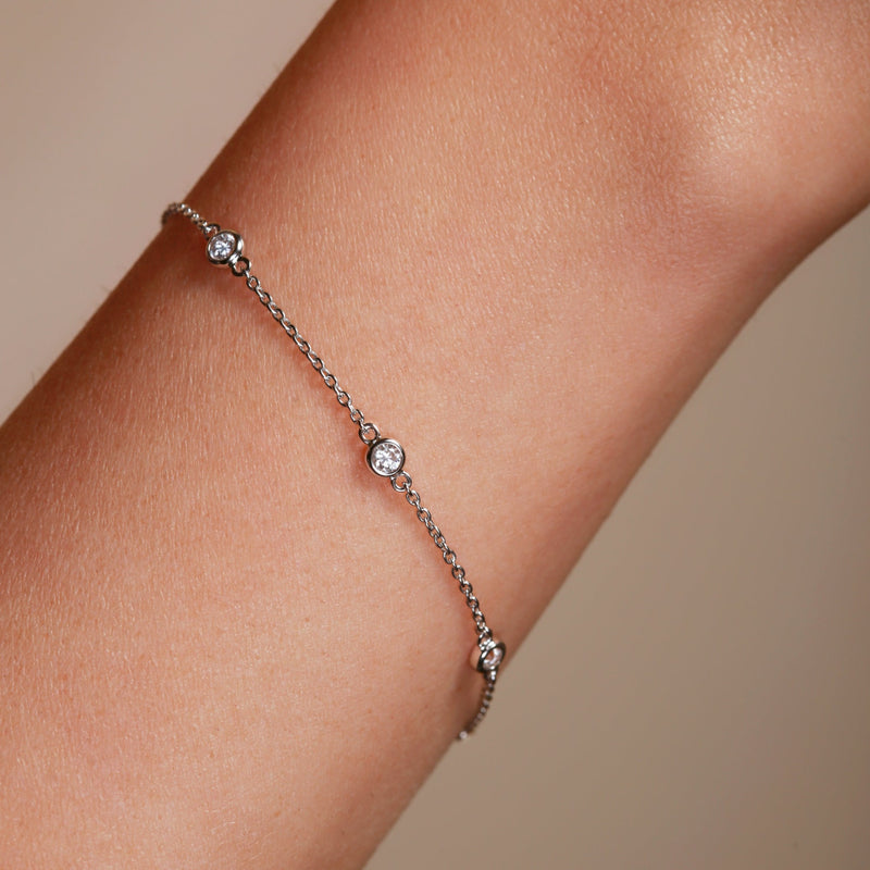 Fella | 9ct White Gold 0.40ct tw Lab Grown Diamond Bracelet