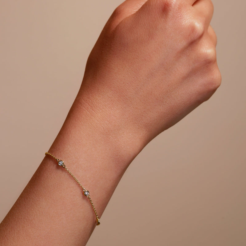 Fella | 9ct Yellow Gold 0.40ct tw Lab Grown Diamond Bracelet