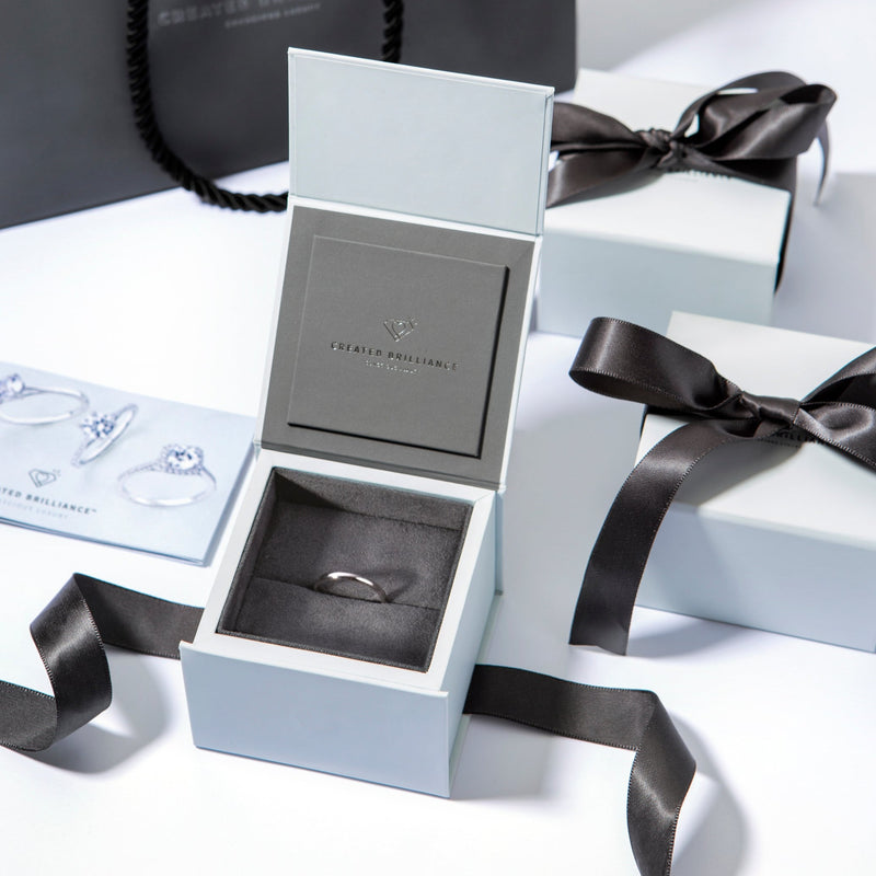 Amory | 9ct White Gold 2mm Heavy Court Wedding Ring