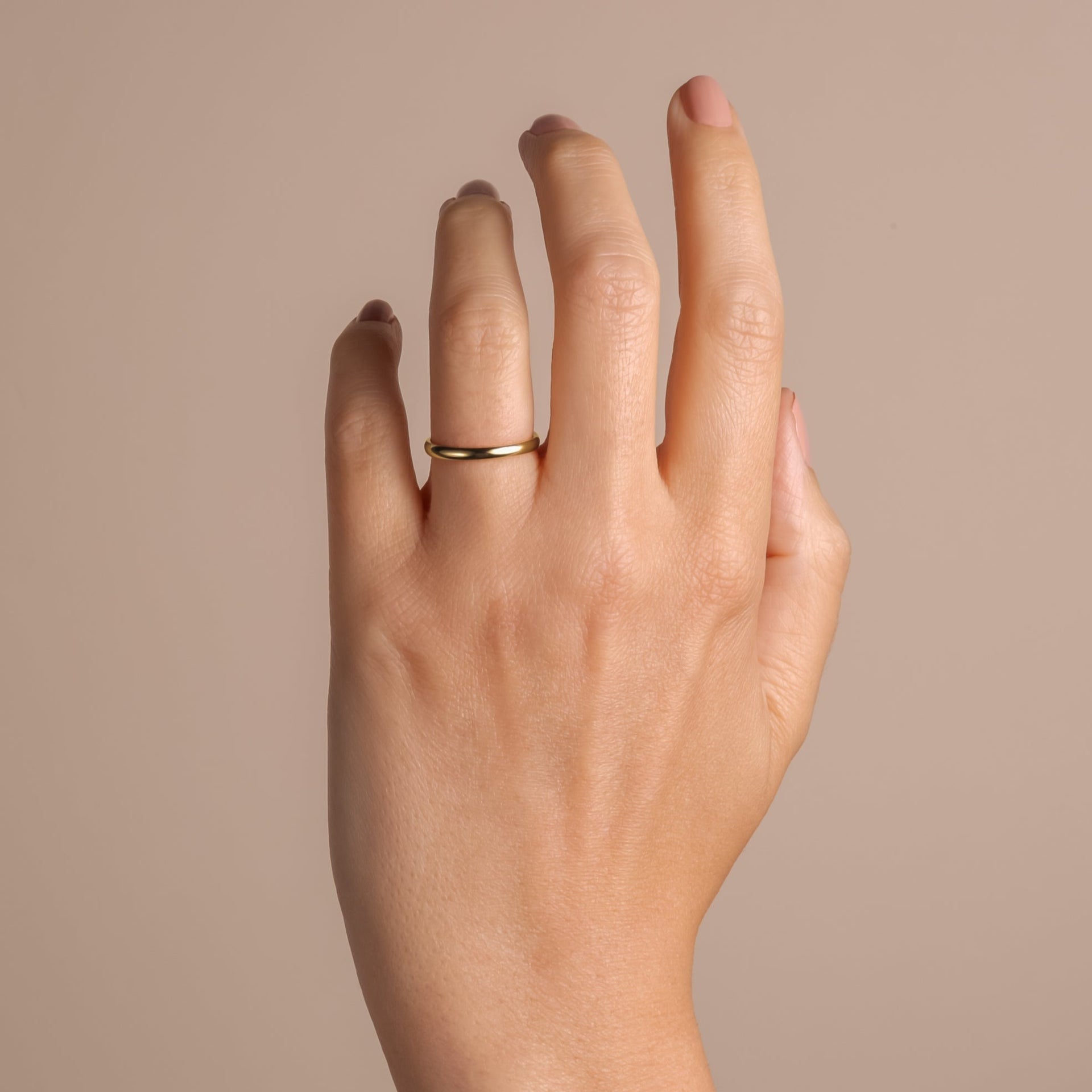 Amory | 9ct Yellow Gold 2mm Heavy Court Wedding Ring