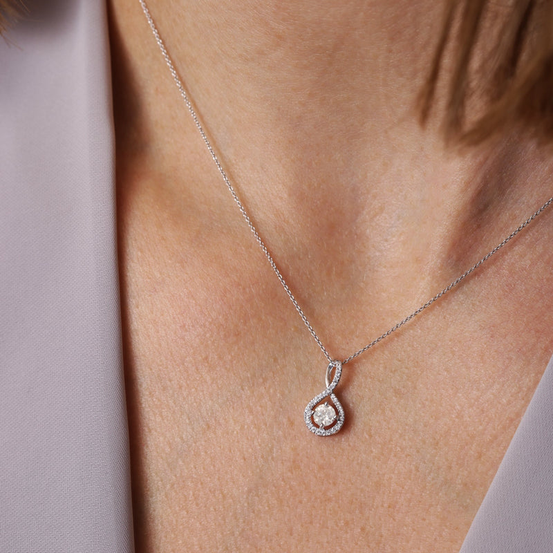 Kirsty | 9ct White Gold 0.33ct tw Lab Grown Diamond Necklace