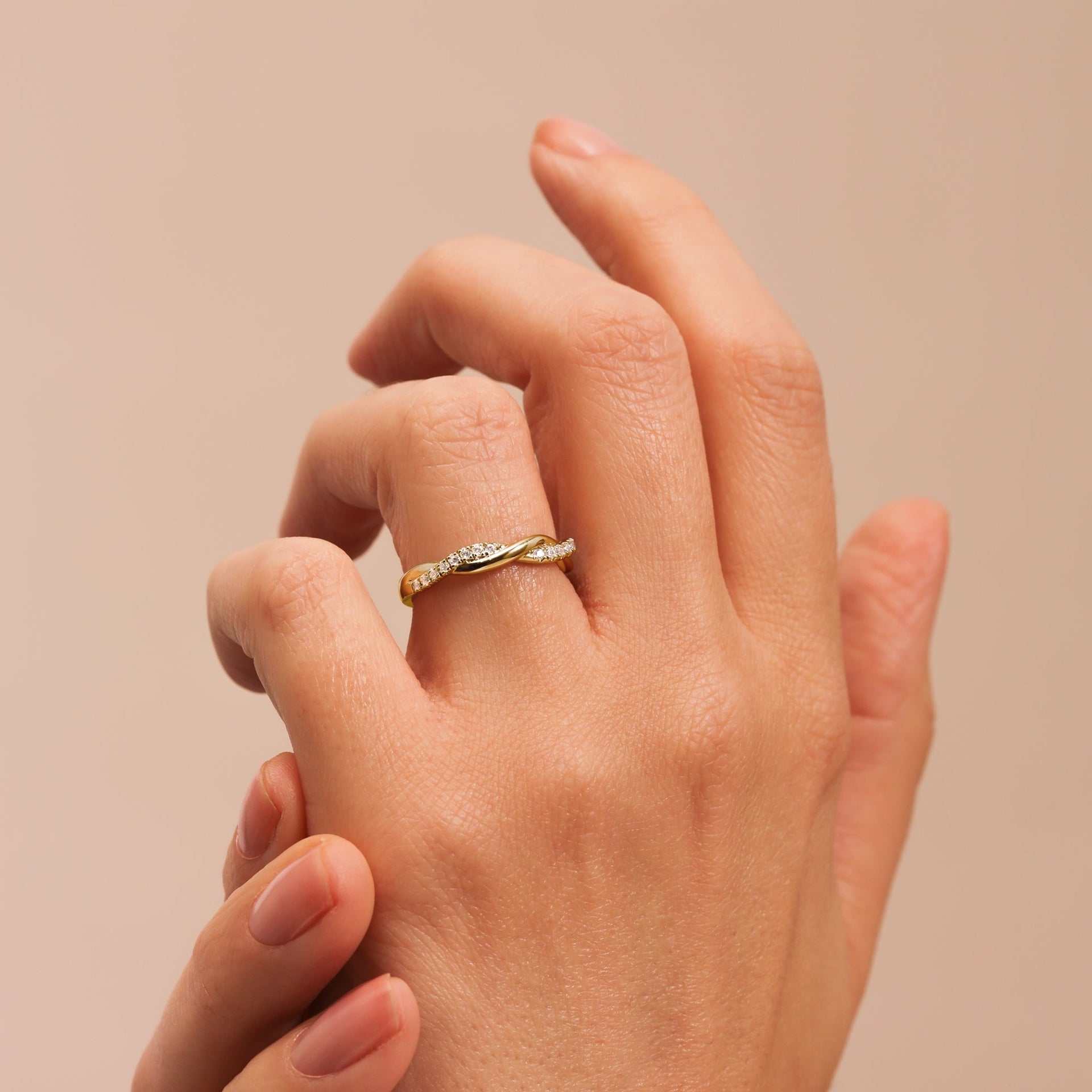 Erin | 9ct Yellow Gold 0.19ct tw Lab Grown Diamond Ring