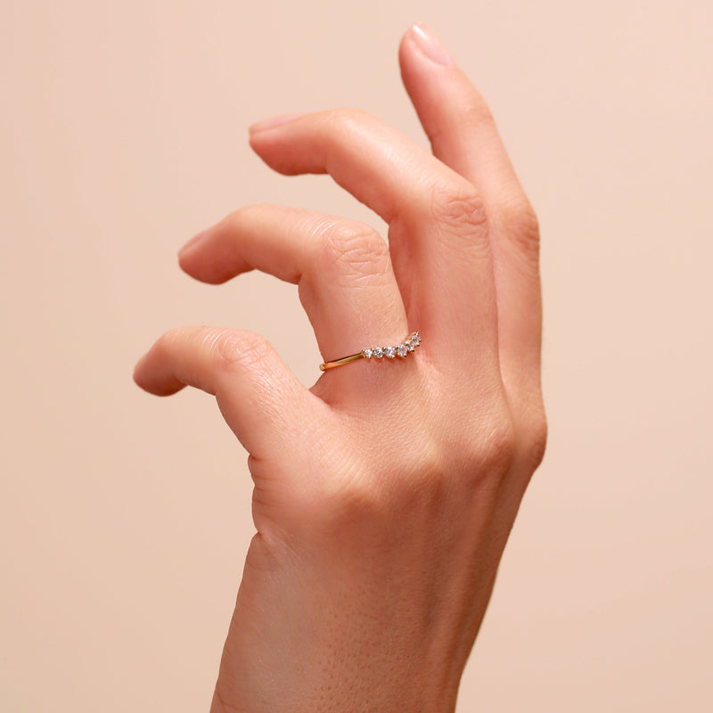 Grace | 9ct Yellow Gold 0.23ct tw Lab Grown Diamond Ring