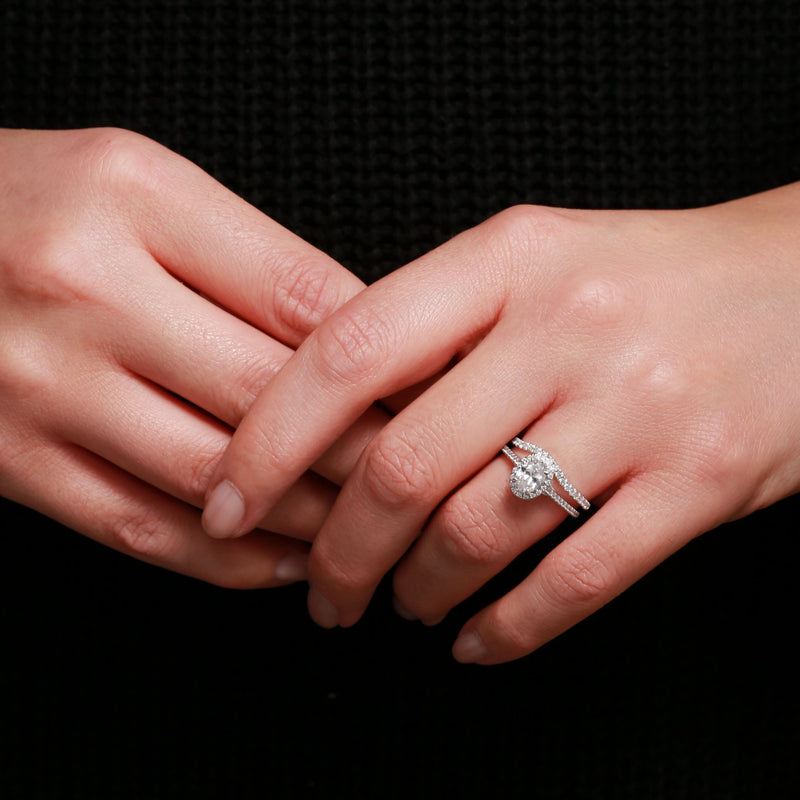 Layla | 9ct White Gold 0.20ct tw Lab Grown Diamond Ring