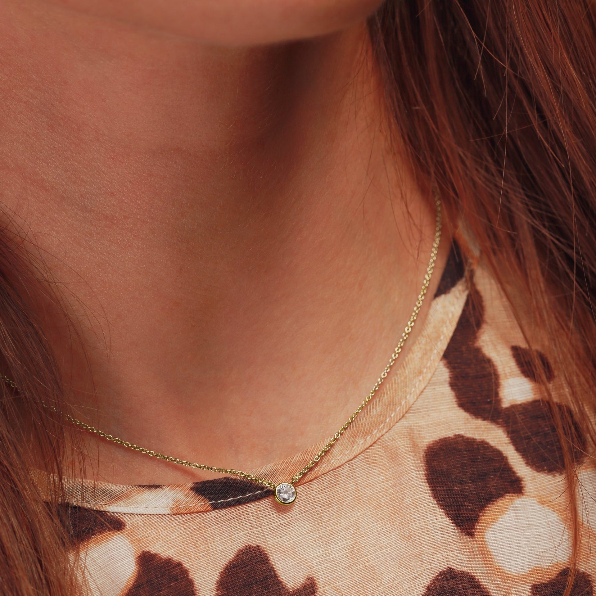 Felicity | 9ct Yellow Gold 0.20ct tw Lab Grown Diamond Necklace