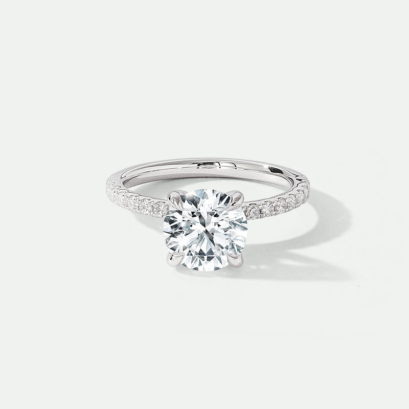 Isabelle | 18ct White Gold 1ct tw Hidden Halo Lab Grown Diamond Ring