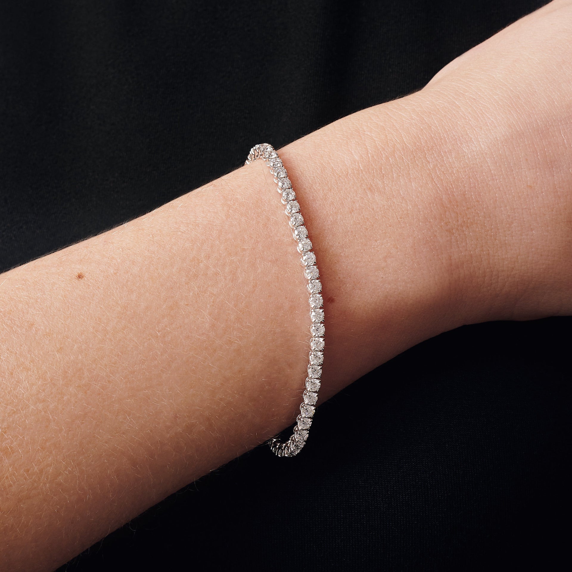 Tabitha | 9ct White Gold 5.52ct tw. Lab Grown Diamond Tennis Bracelet