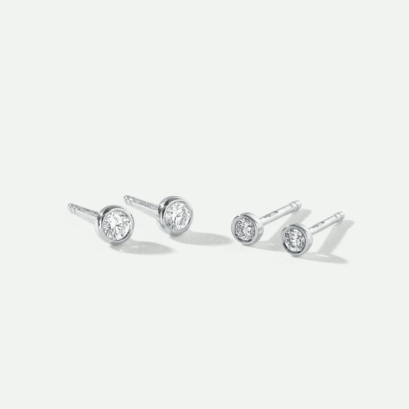 Alexis | 9ct White Gold 0.20ct tw Lab Grown Diamond Earrings
