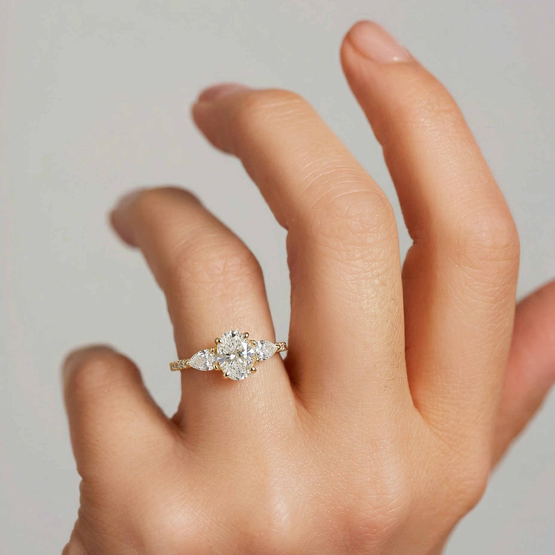 Alissa | 9ct Yellow Gold 0.75ct tw Lab Grown Diamond Engagement Ring