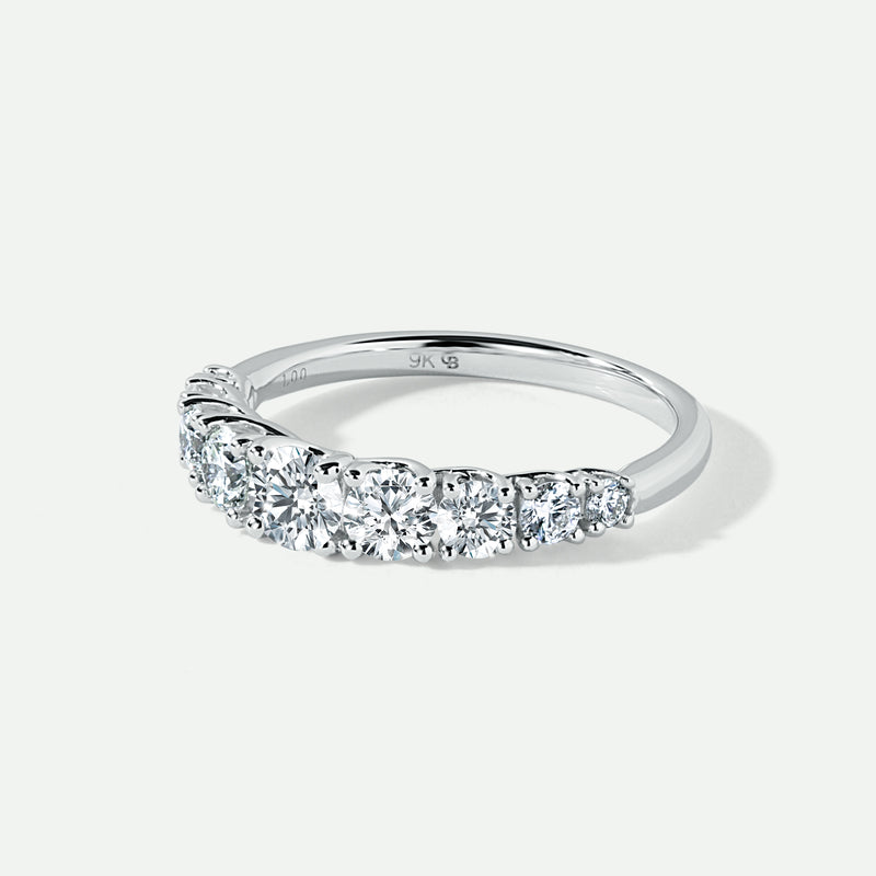 Amelie | 9ct White Gold 1ct tw Lab Grown Diamond Eternity Band Ring