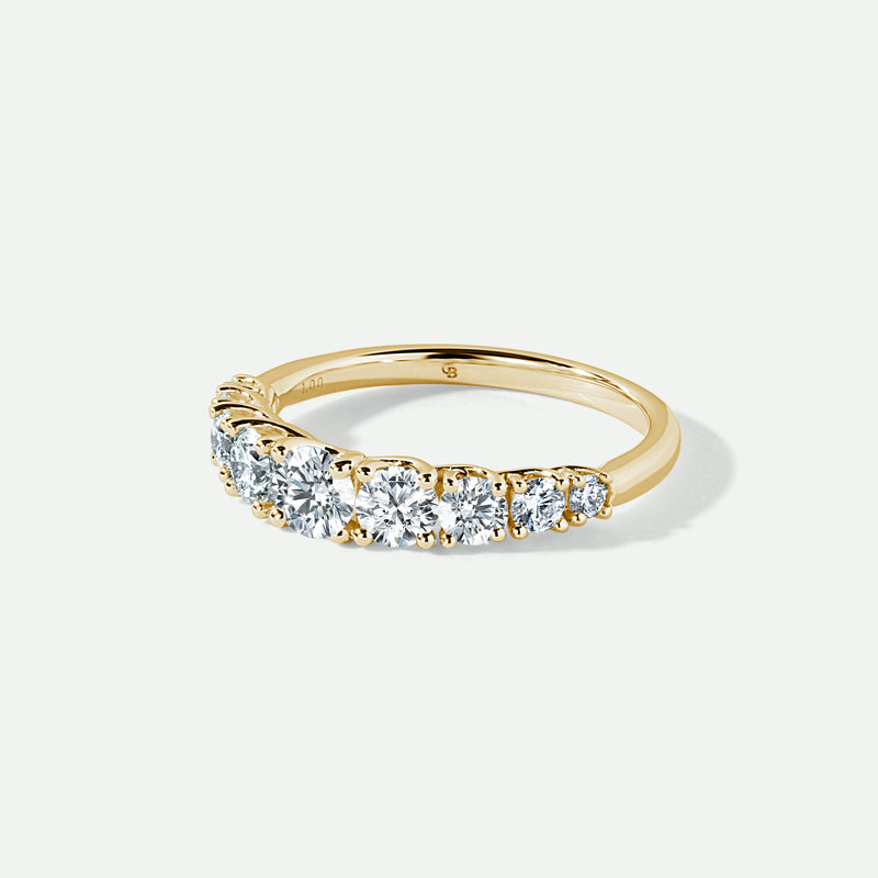 Amelie | 9ct Yellow Gold 1ct tw Lab Grown Diamond Eternity Band Ring