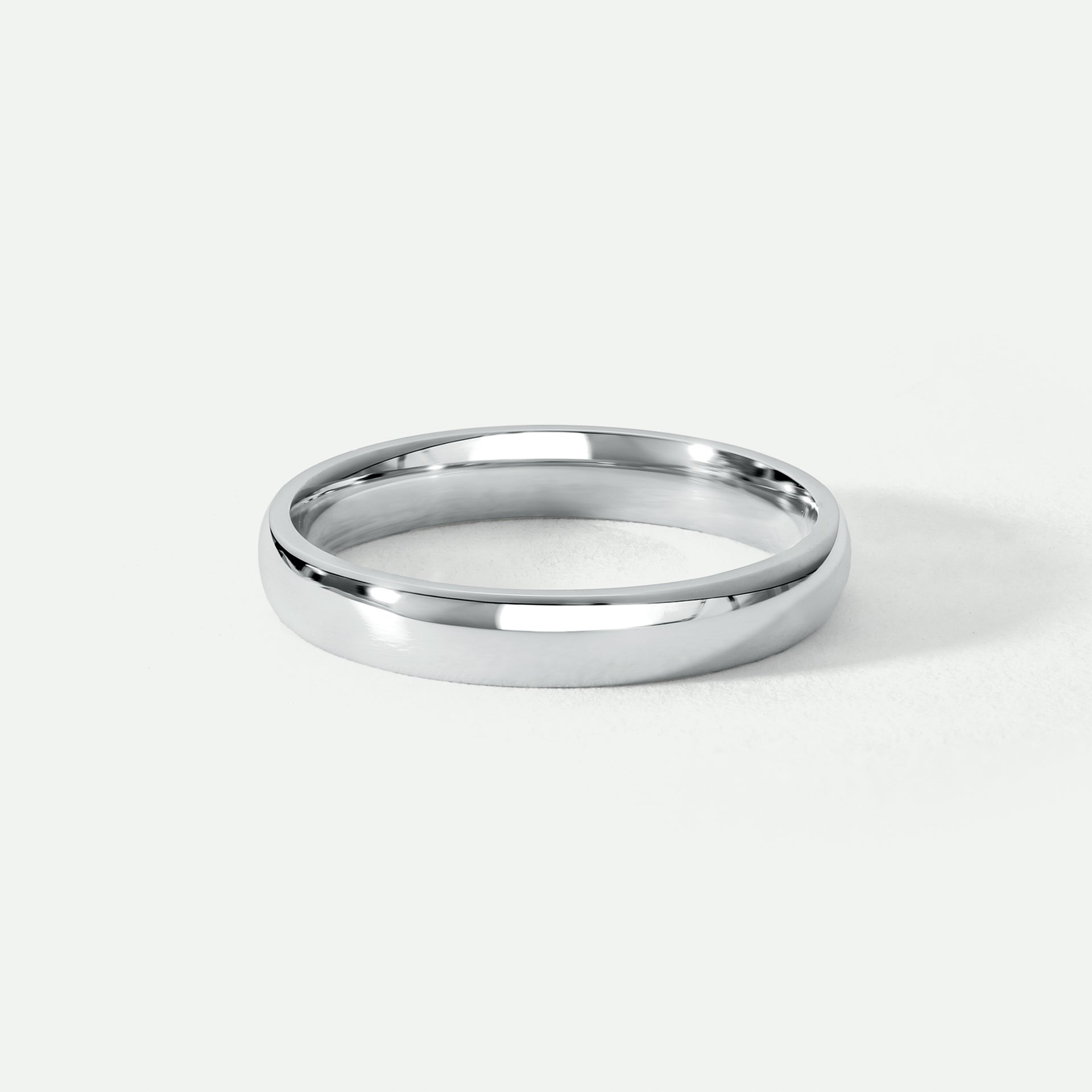 Amory | Platinum 3mm Court Wedding Ring