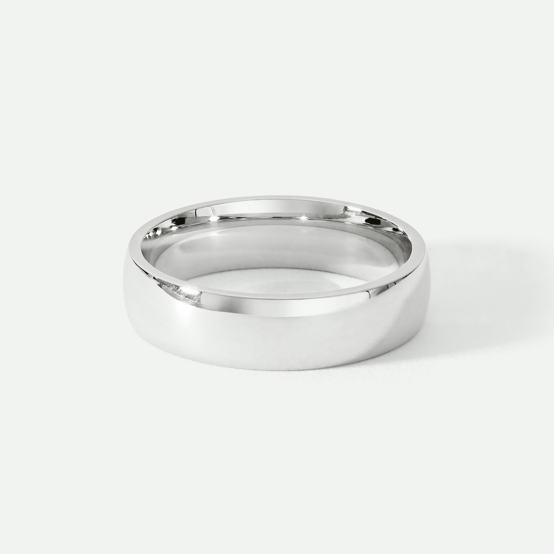 Amory | 18ct White Gold 5mm Heavy Court Wedding Ring