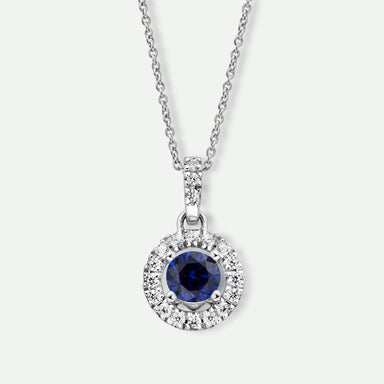 Fancy Real Diamond Necklace Pendant Online for Women in Silver – Radiant Bay