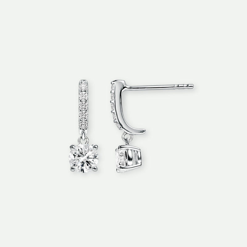 Anita | 18ct White Gold 0.75ct tw Lab Grown Diamond Earrings