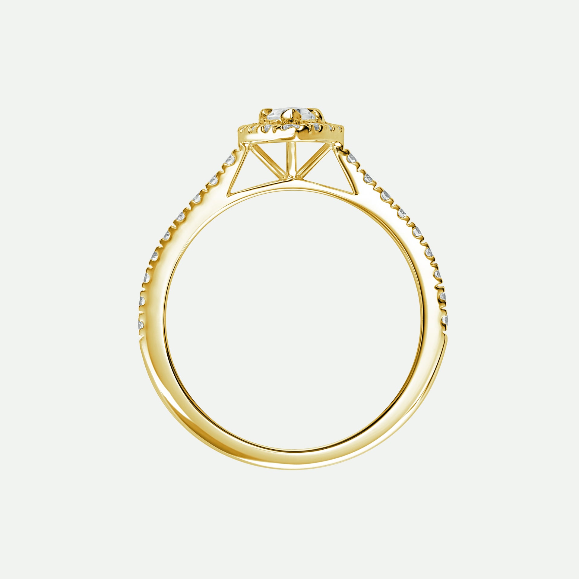 Astra | 18ct Yellow Gold 1ct tw Lab Grown Diamond Ring