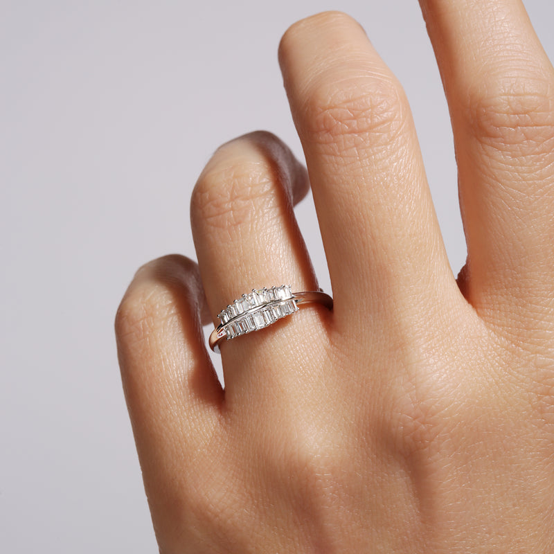 Aurora | 9ct White Gold 0.40ct tw Lab Grown Diamond Engagement Ring
